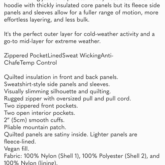 Zyia Courchevel fleece hybrid jacket - Picture 3 of 8